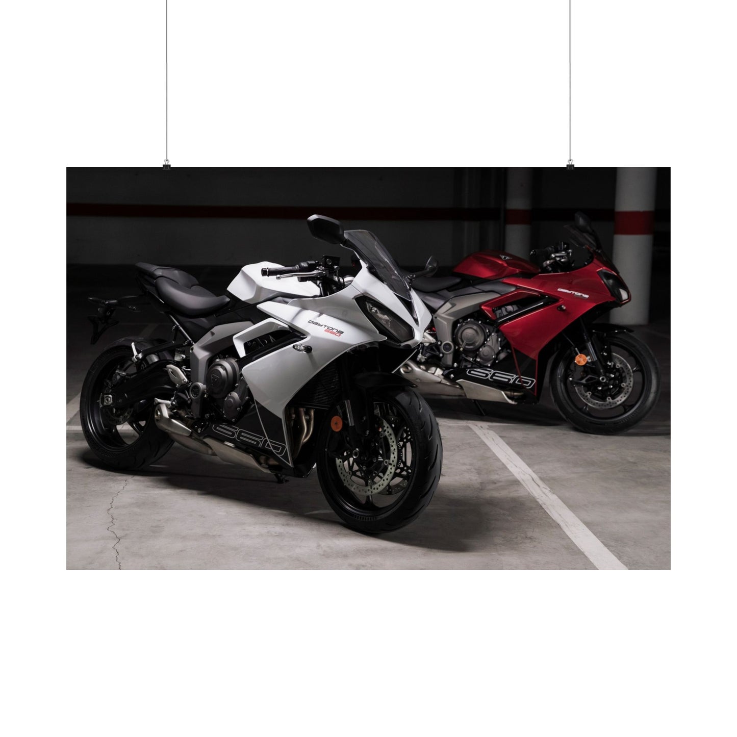 Triumph Daytona 660 Horizontal Poster