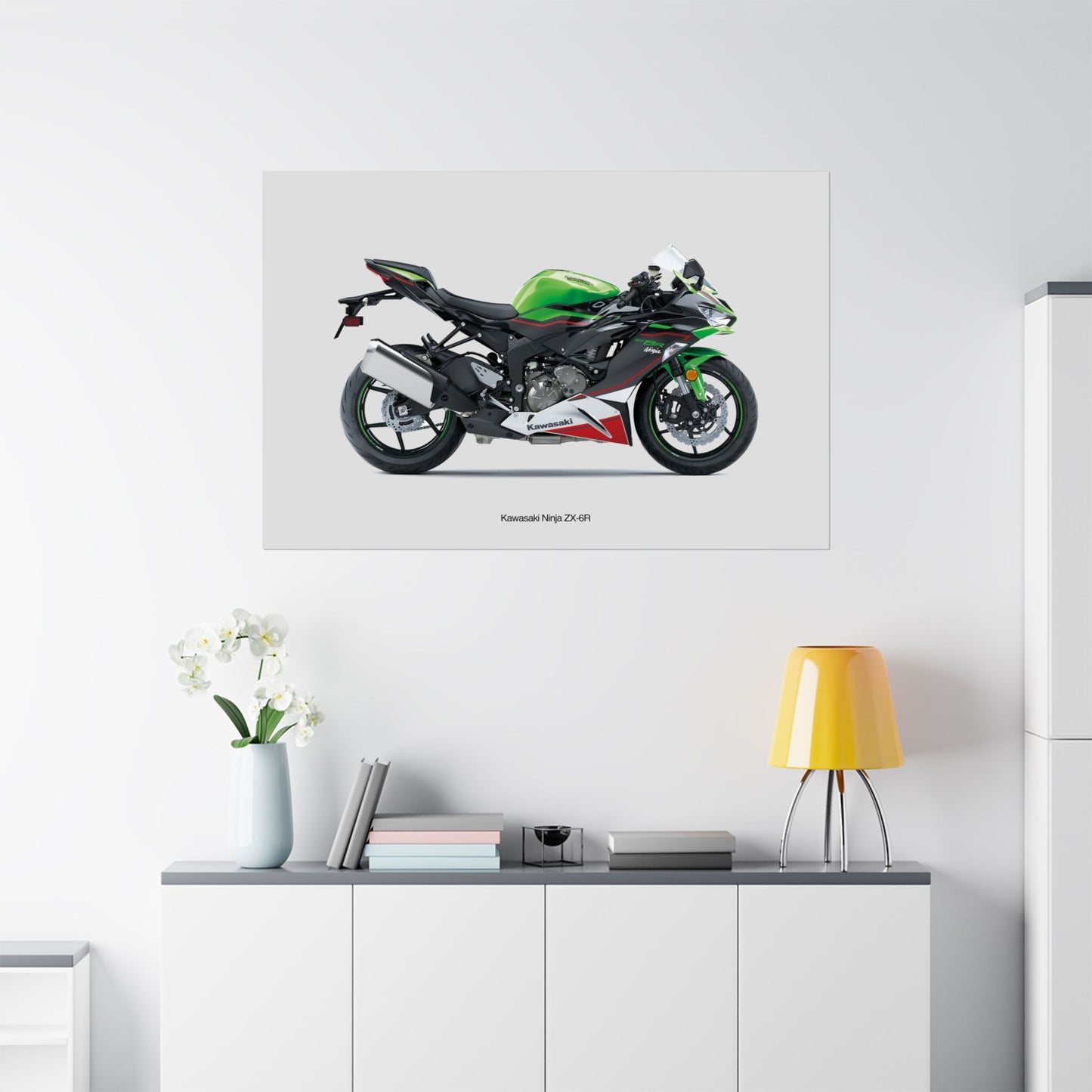 Kawasaki Ninja ZX-6R Horizontal Poster