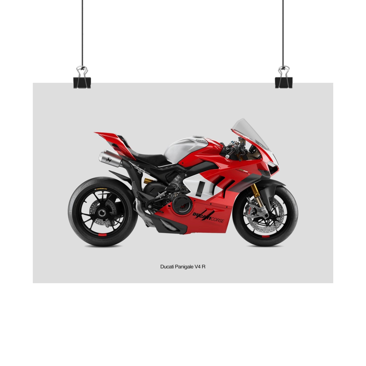 Ducati Panigale V4 R Horizontal Poster