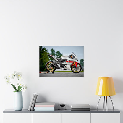 Yamaha R3 Horizontal Poster