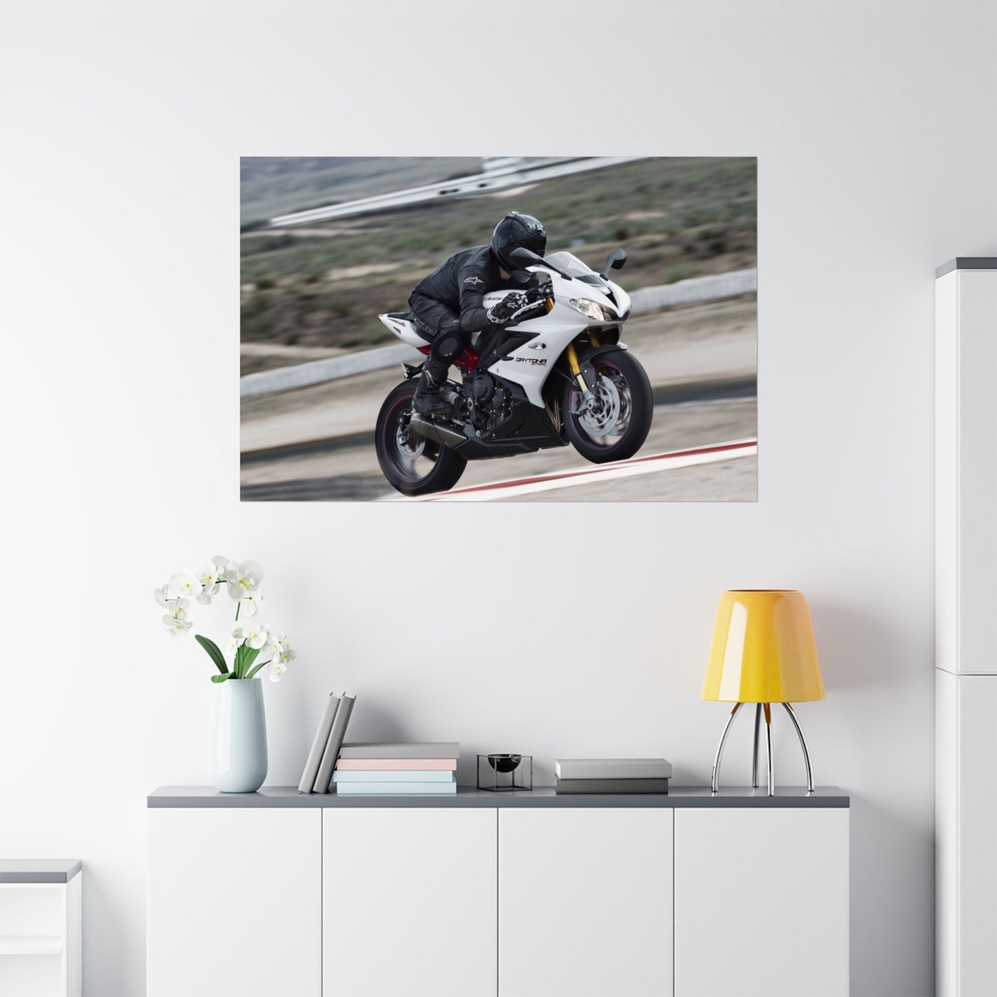 Triumph Daytona 675 Horizontal Poster