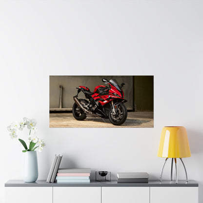 BMW S1000RR Horizontal Poster