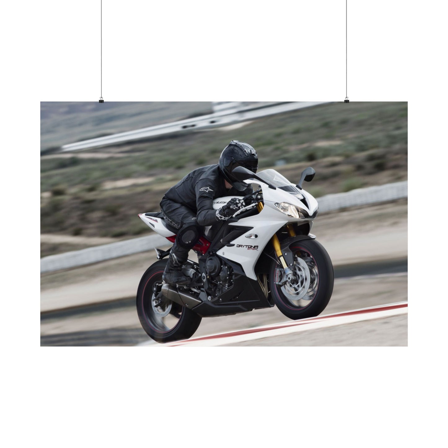 Triumph Daytona 675 Horizontal Poster