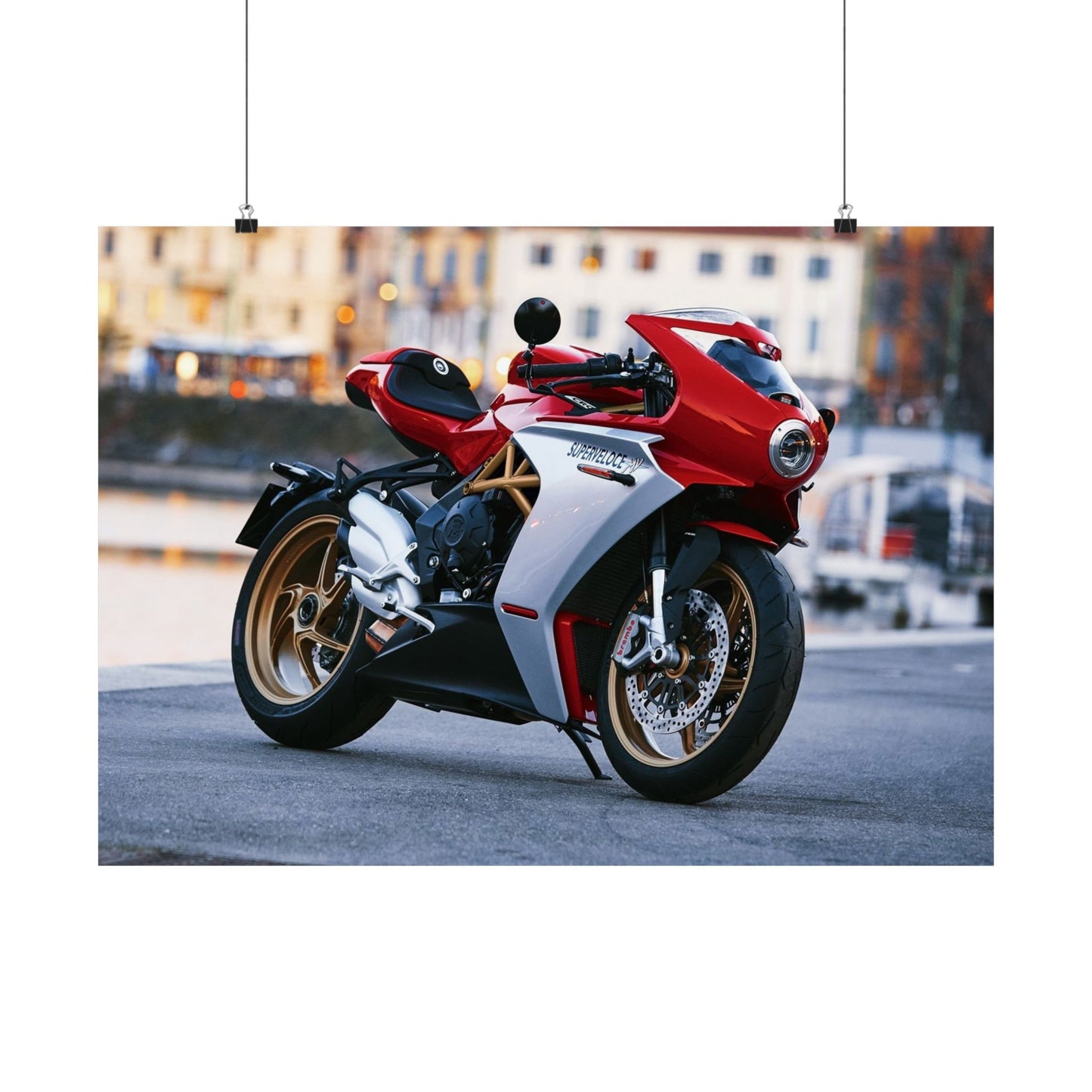 MV Agusta SuperVeloce 800 Horizontal Poster