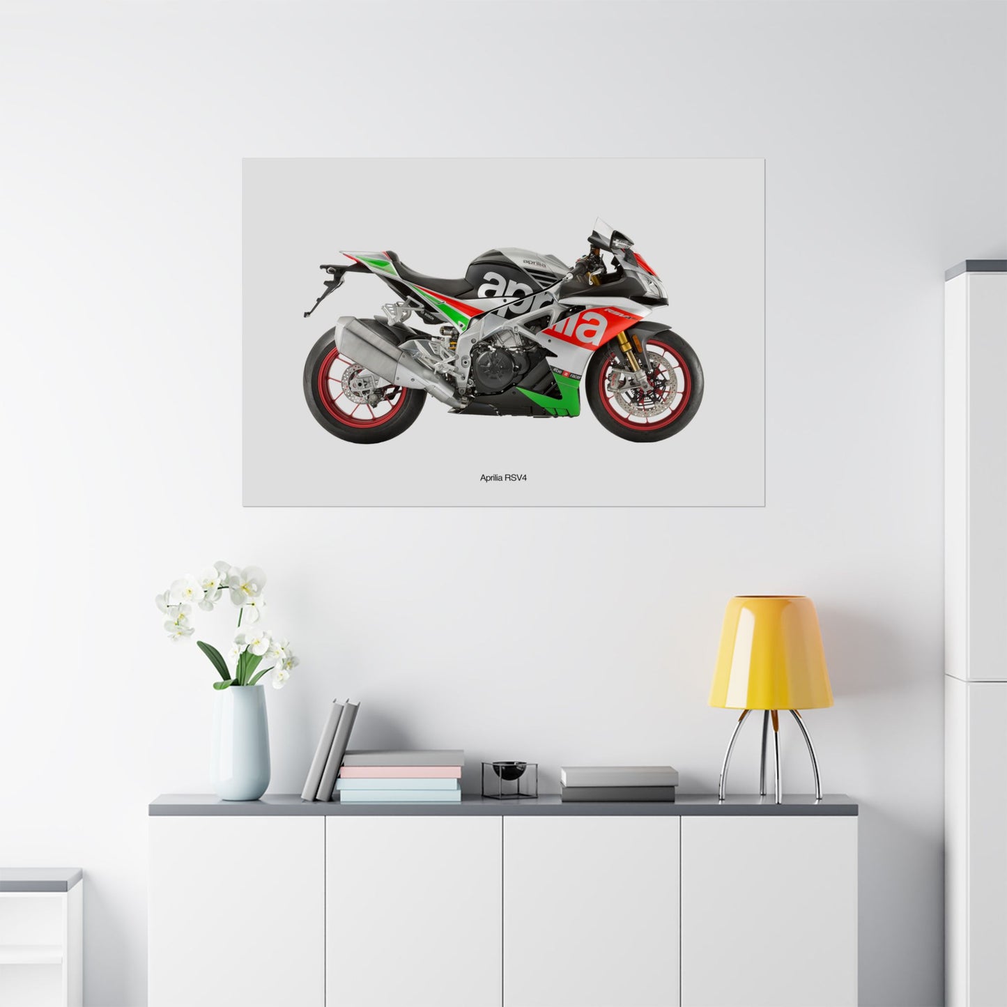 Aprilia RSV4 Horizontal Poster