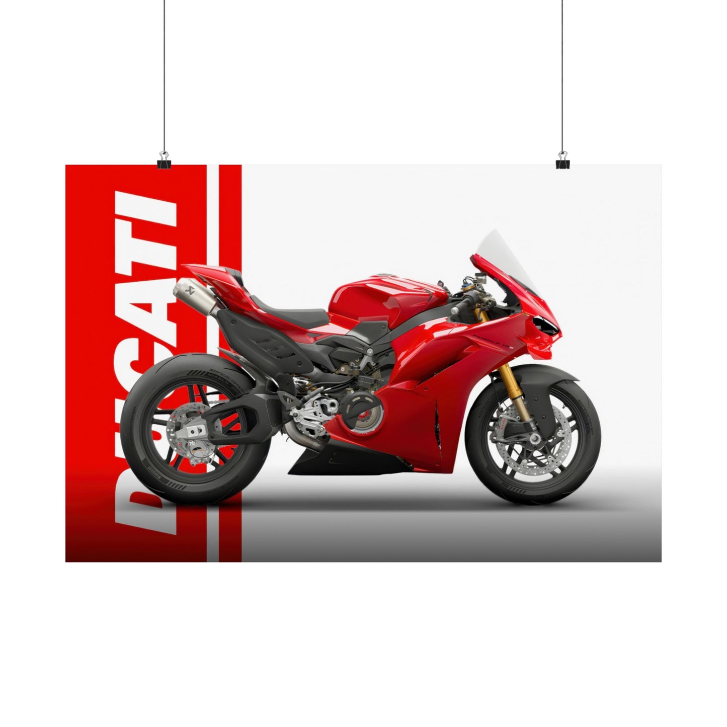 Ducati Panigale V4 R Horizontal Poster