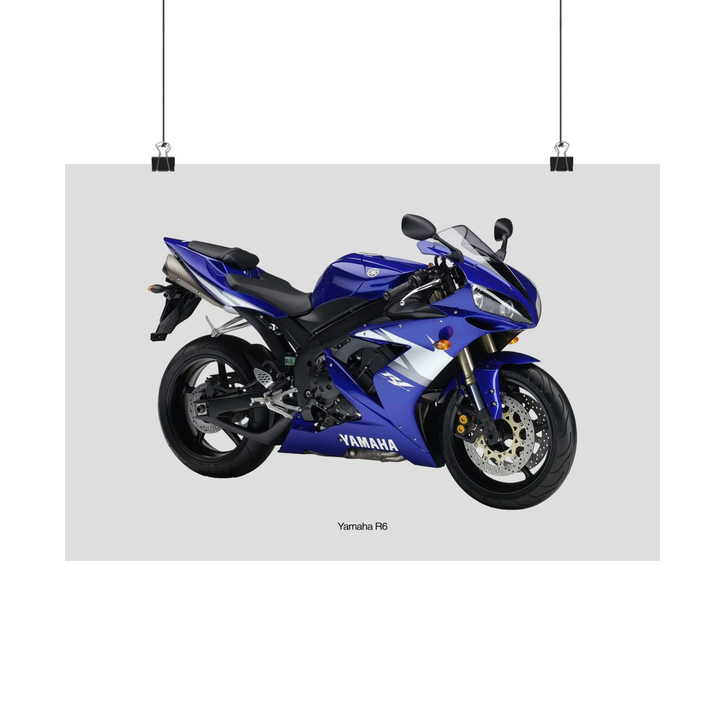 Yamaha R6 Horizontal Poster