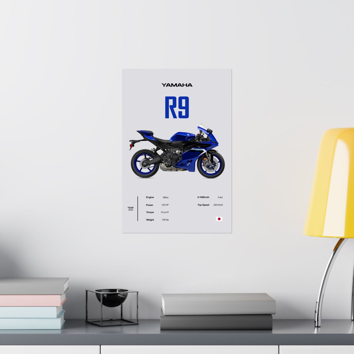 Yamaha R9 Vertical Poster