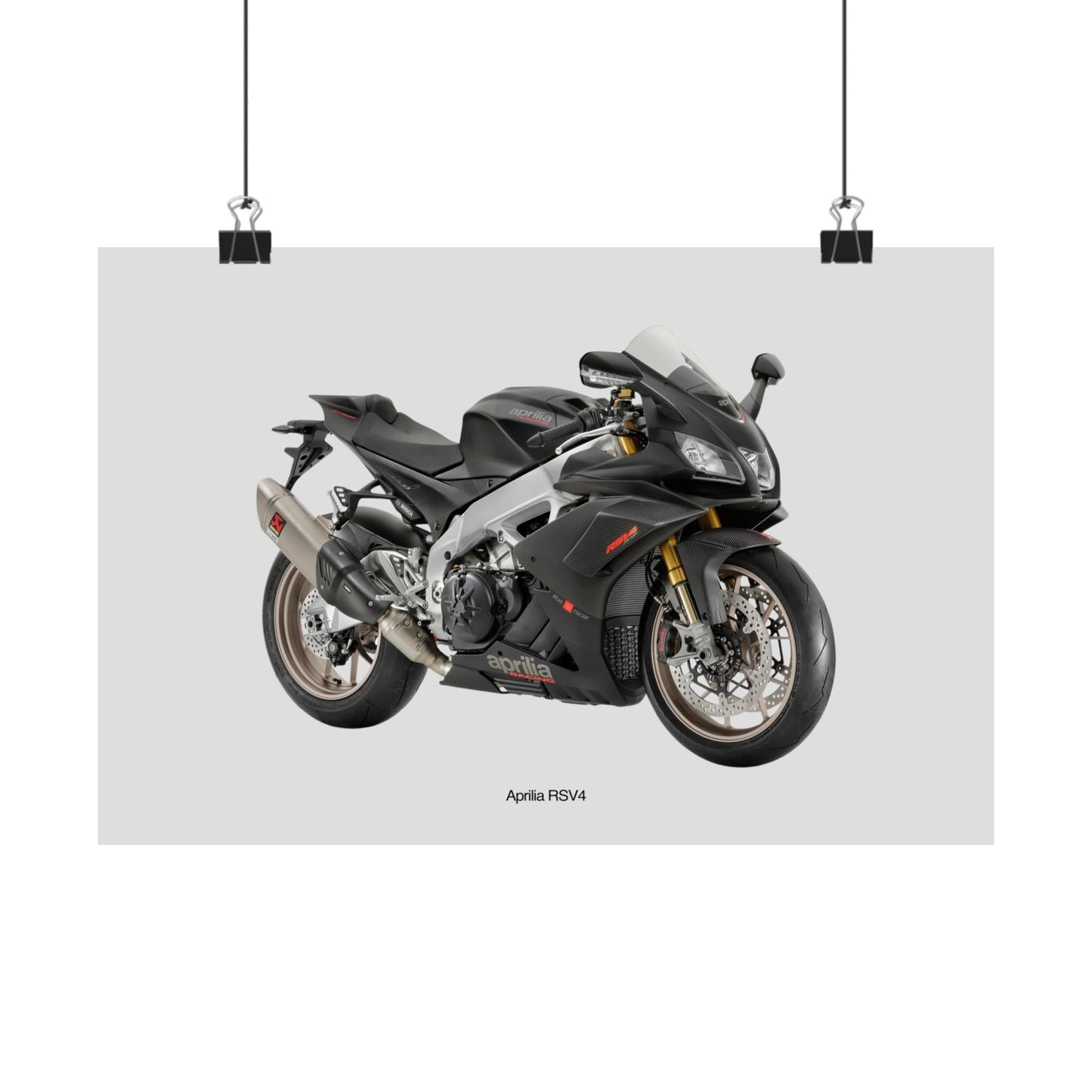 Aprilia RSV4 Horizontal Poster