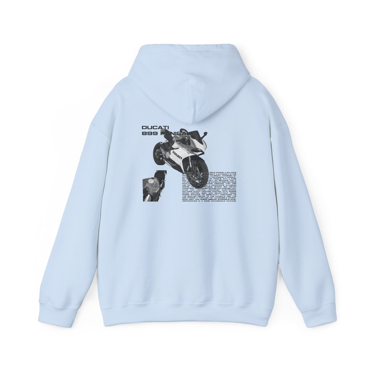 Ducati 899 Panigale (Black & White) Hoodie