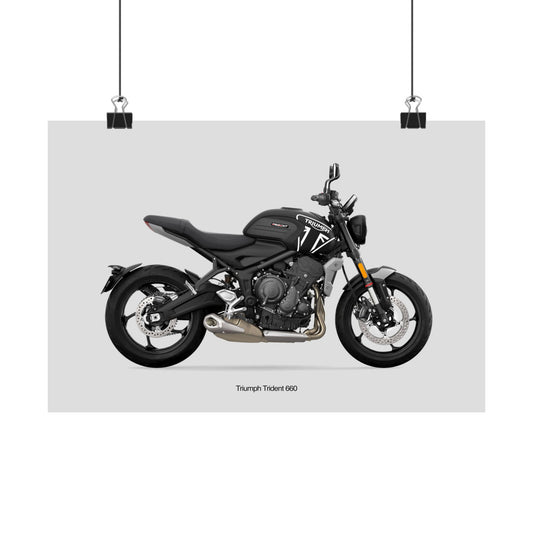 Triumph Trident 660 Horizontal Poster