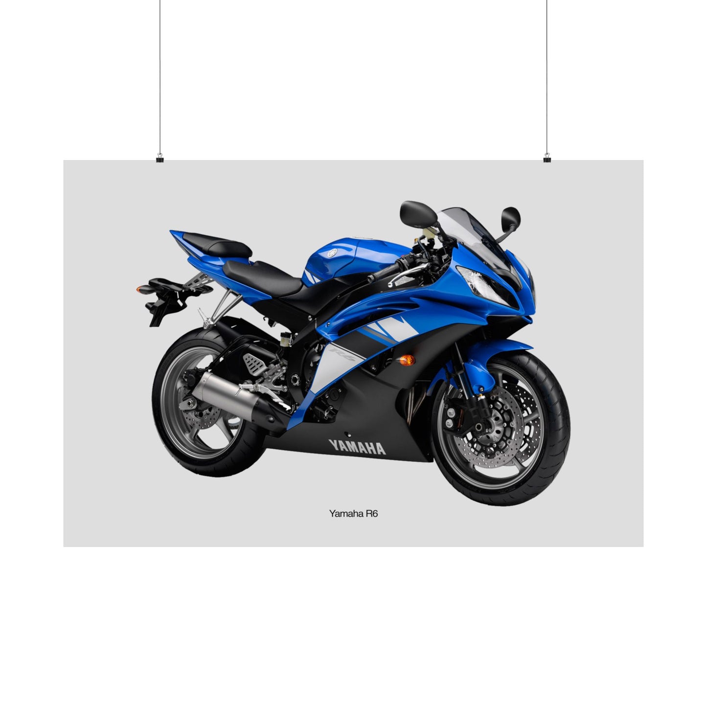 Yamaha R6 Horizontal Poster