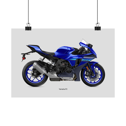 Yamaha R1 Horizontal Poster