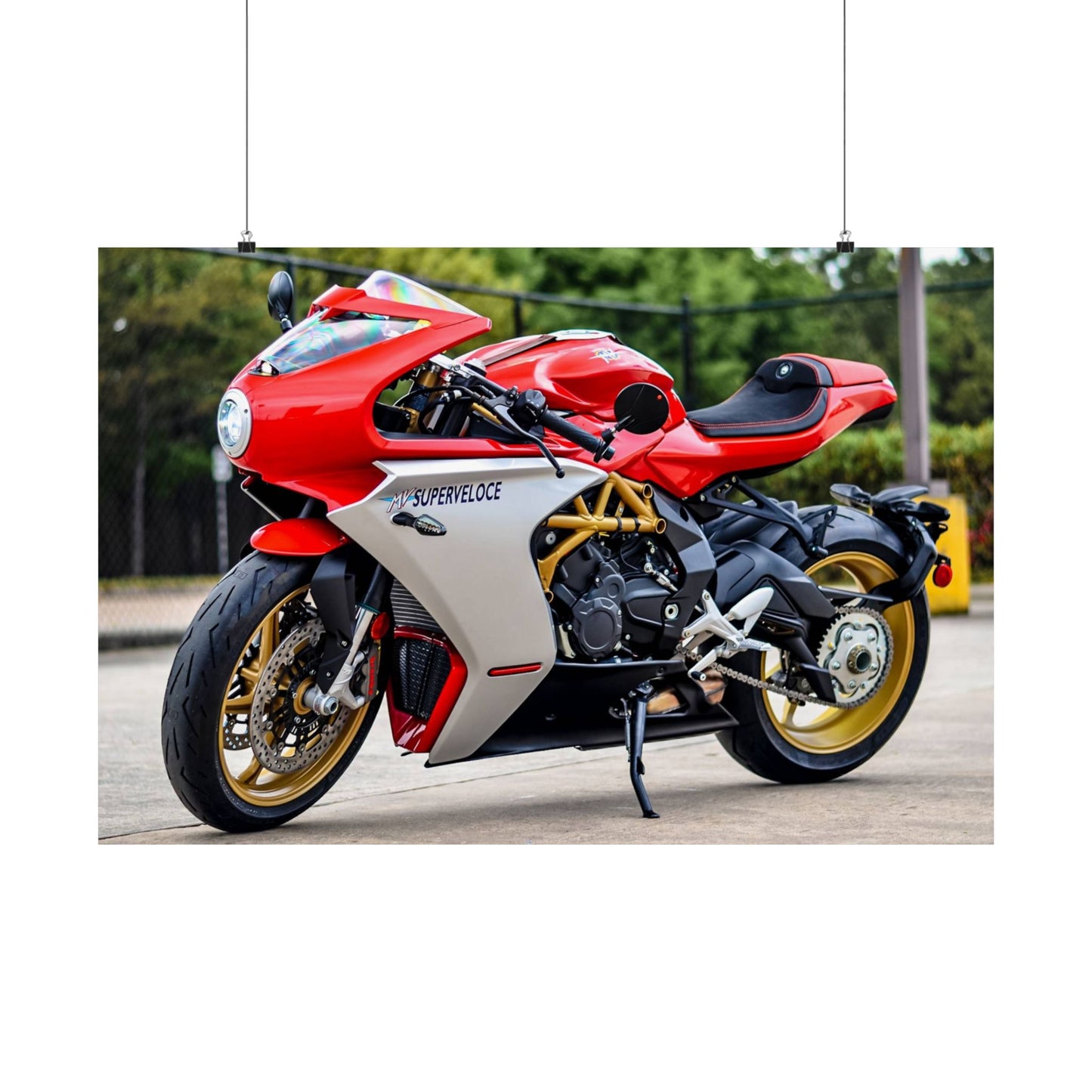 MV Agusta SuperVeloce 800 Horizontal Poster