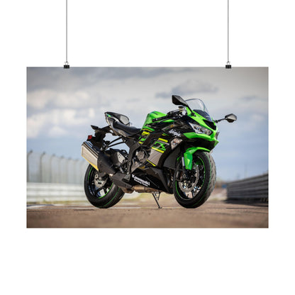 Kawasaki Ninja ZX-6R Horizontal Poster