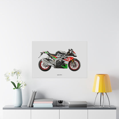 Aprilia RSV4 Horizontal Poster