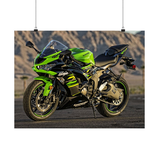 Kawasaki Ninja ZX-6R Horizontal Poster