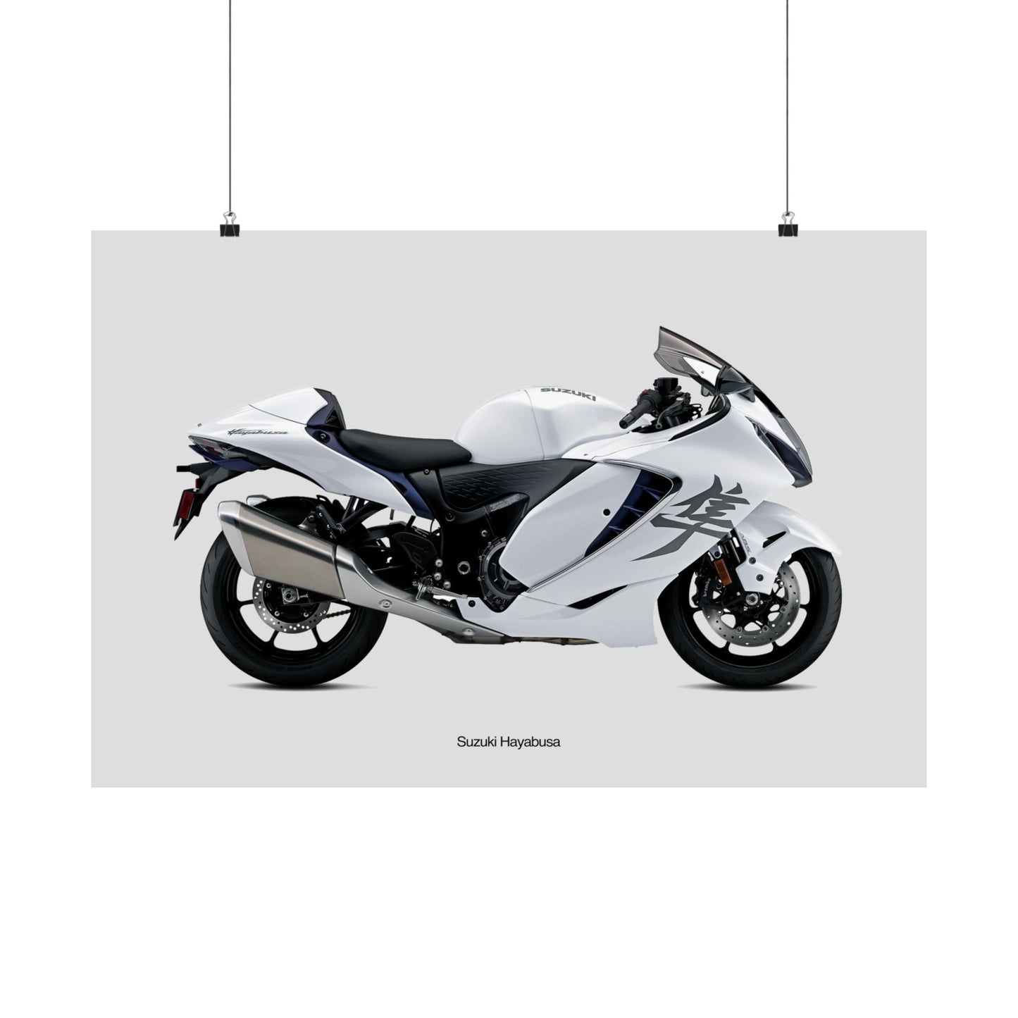 Suzuki Hayabusa Horizontal Poster