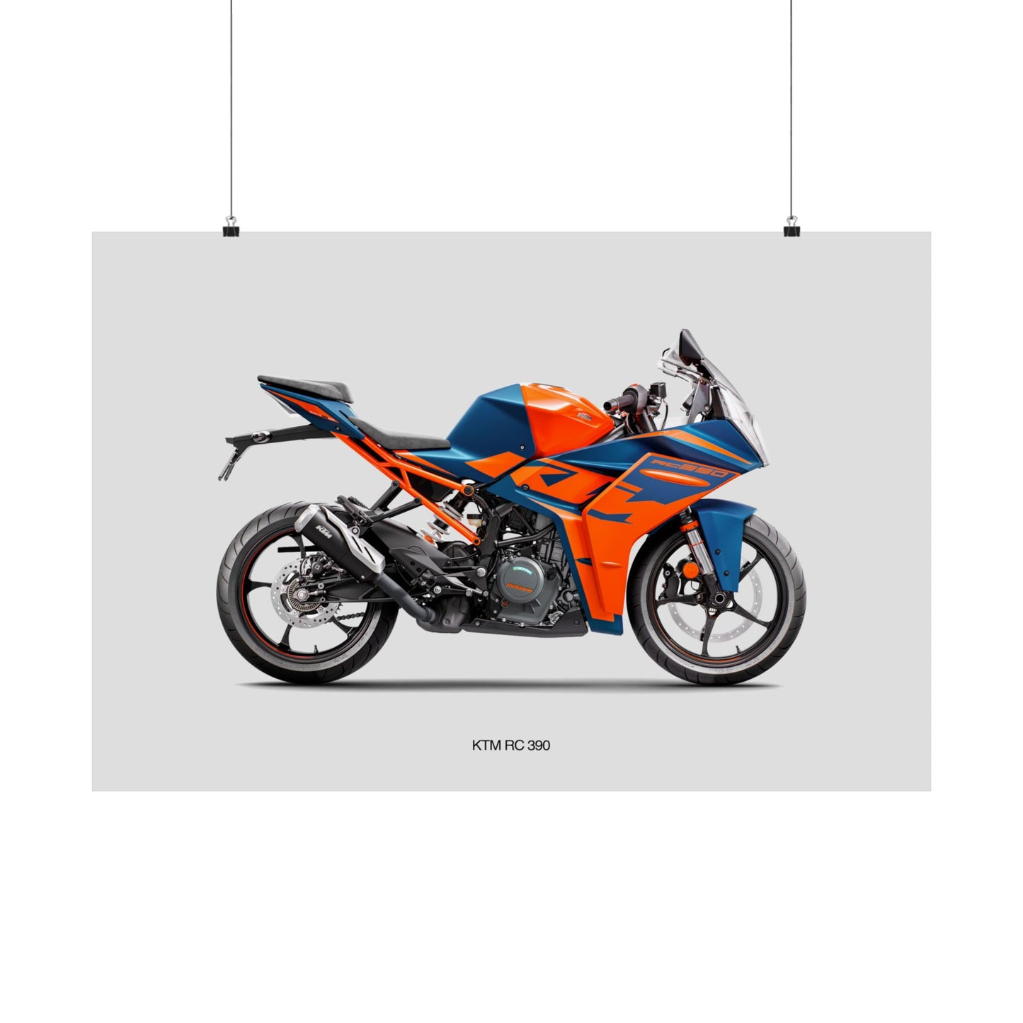 KTM RC 390 Horizontal Poster