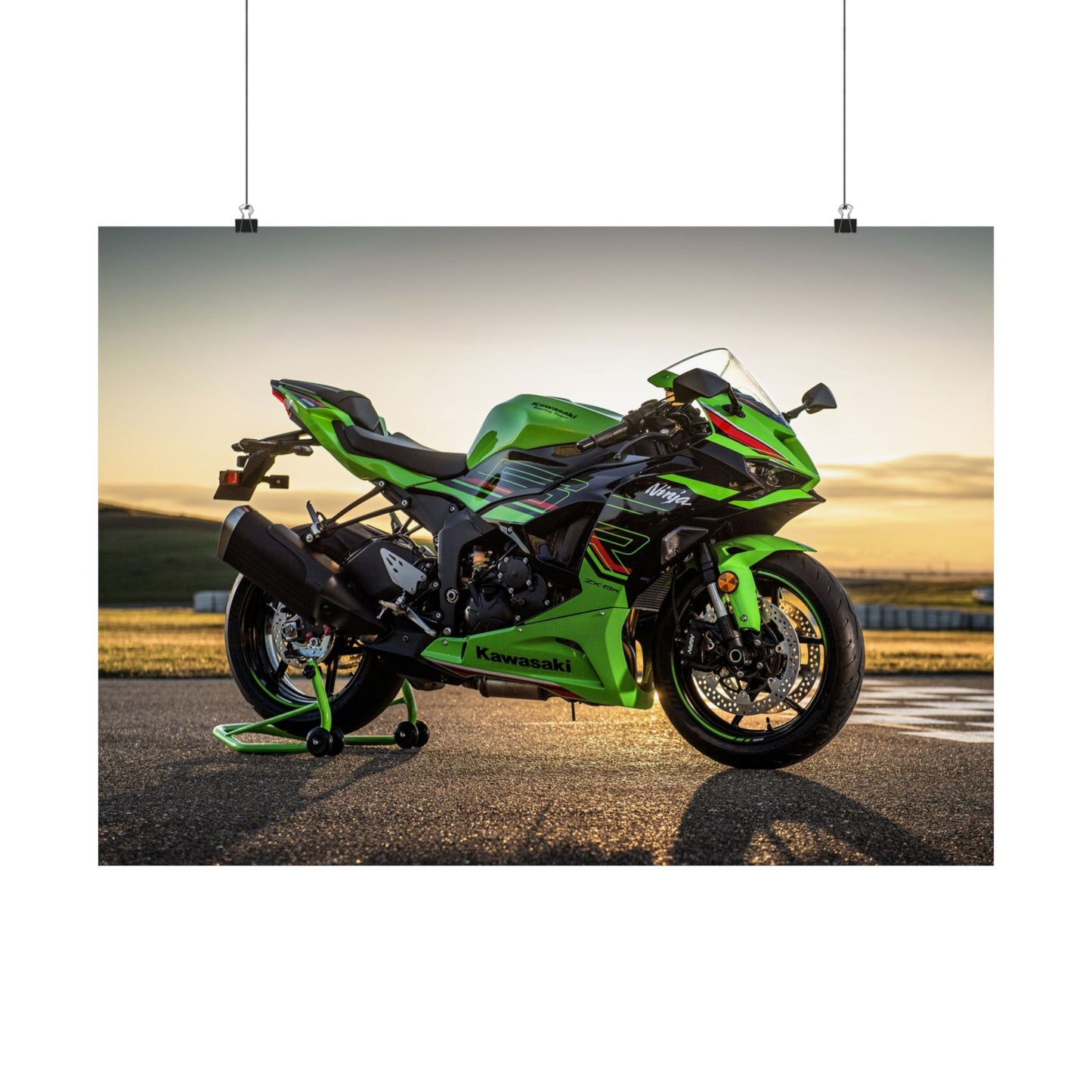 Kawasaki Ninja ZX-6R Horizontal Poster