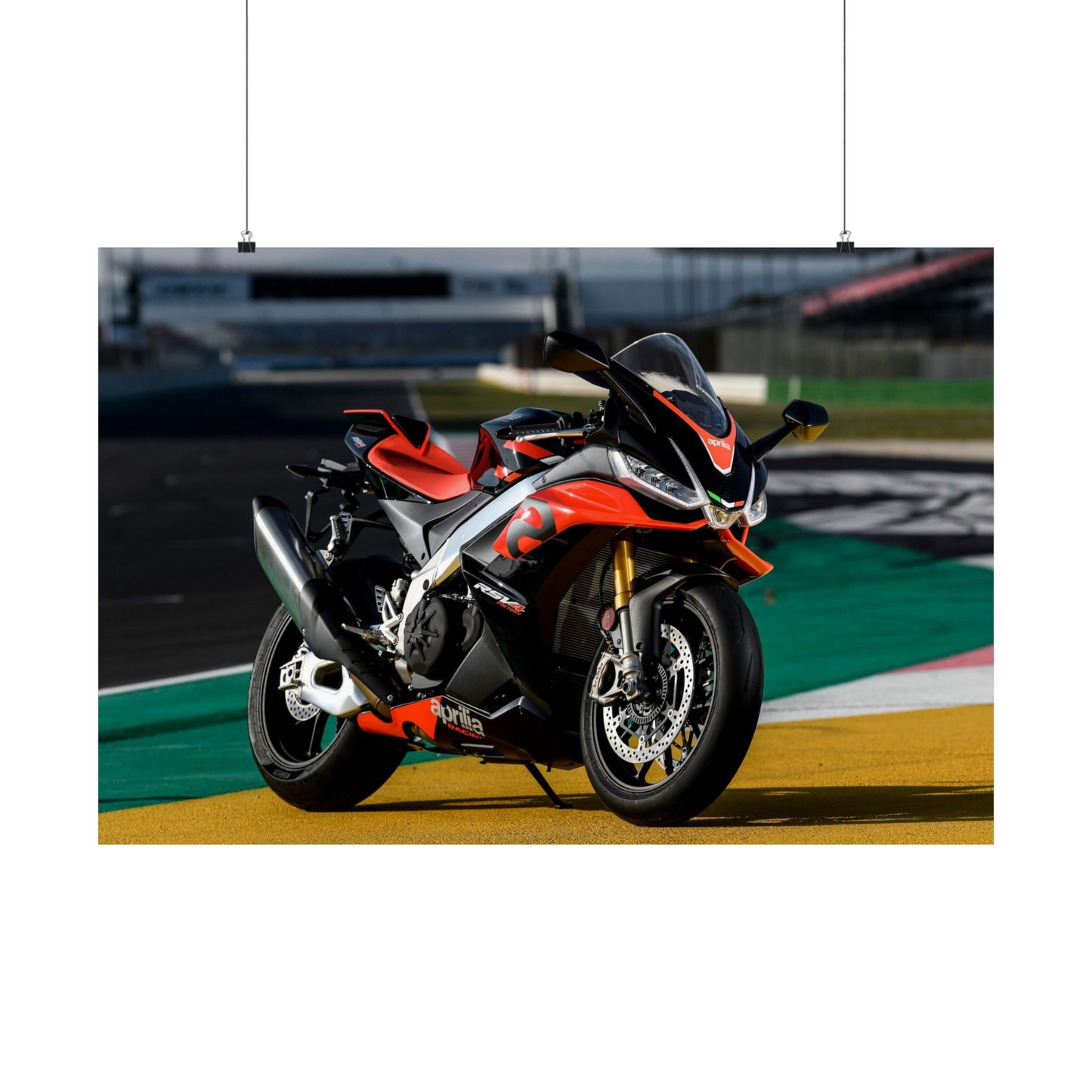 Aprilia RSV4 Factory Horizontal Poster