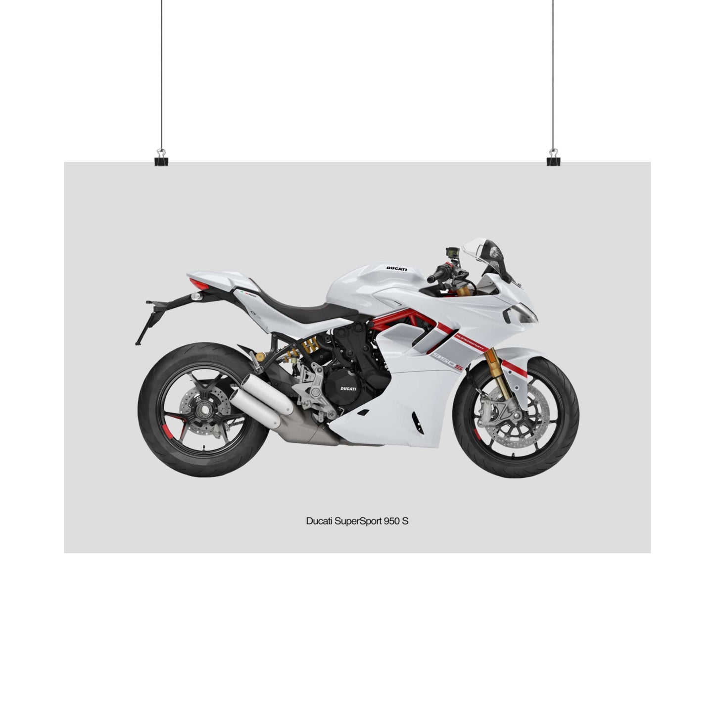 Ducati SuperSport 950 S Horizontal Poster