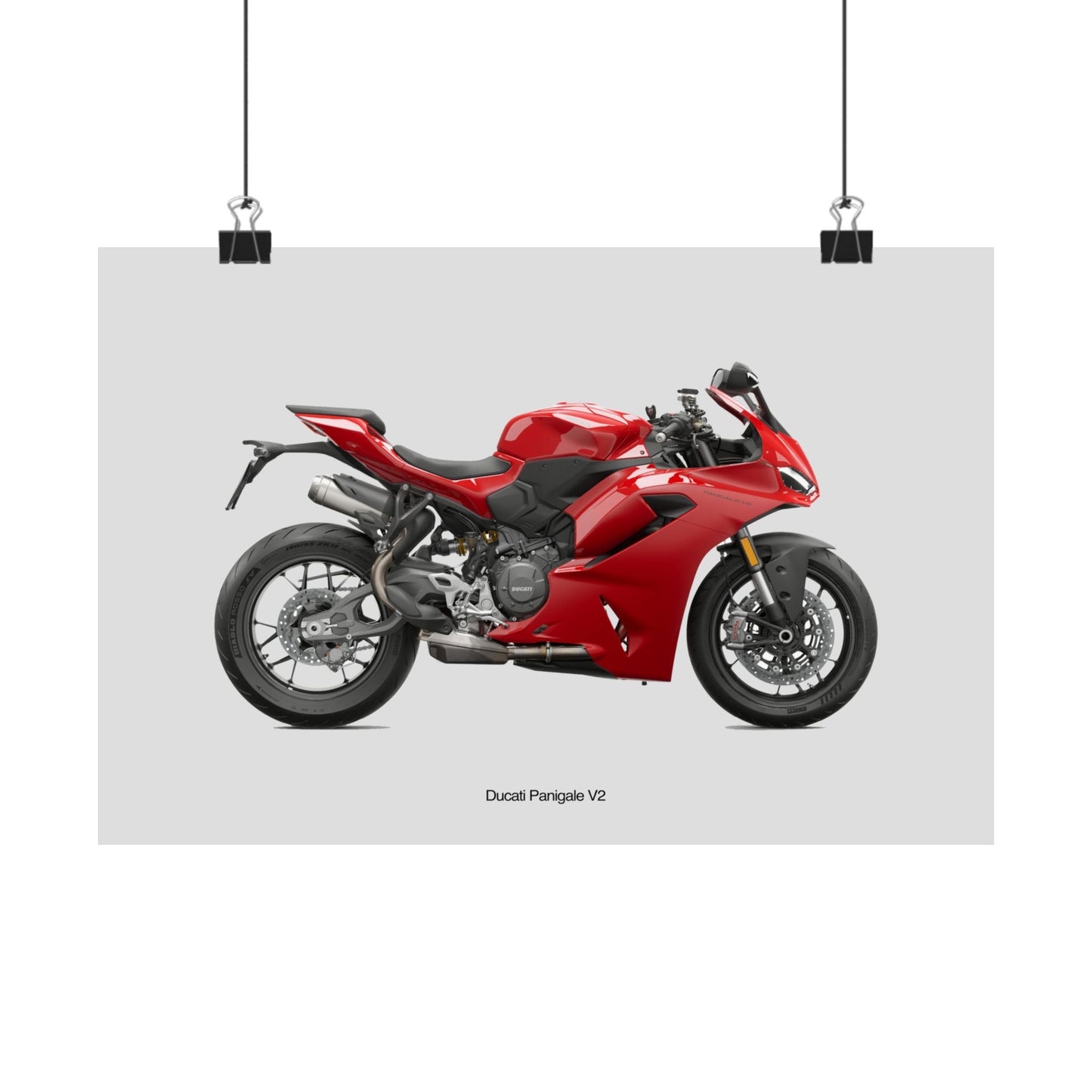 Ducati Panigale V2 Horizontal Poster