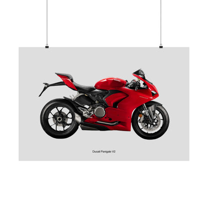 Ducati Panigale V2 Horizontal Poster