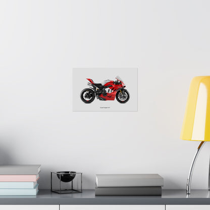 Ducati Panigale V4 R Horizontal Poster