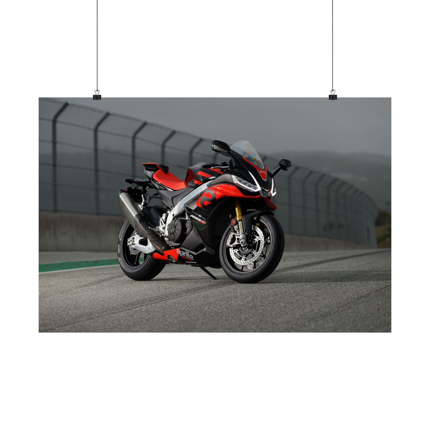 Aprila RSV4 Factory Horizontal Poster