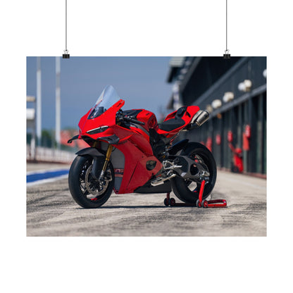 Ducati Panigale V4 R Horizontal Poster