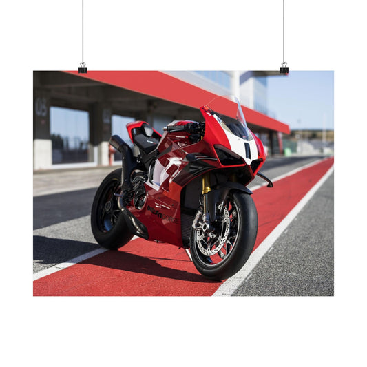 Ducati Panigale V4 R Horizontal Poster