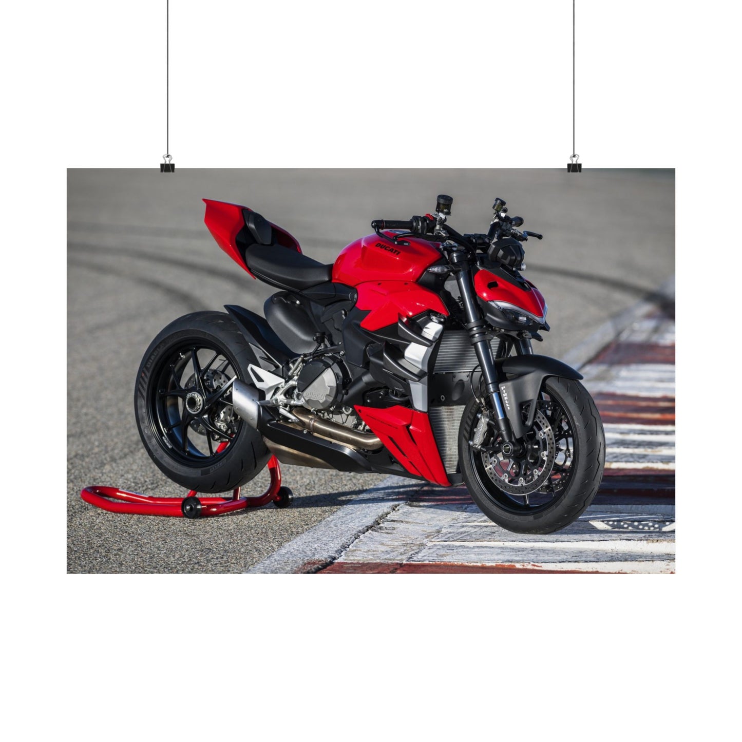 Ducati StreetFighter V2 Horizontal Poster