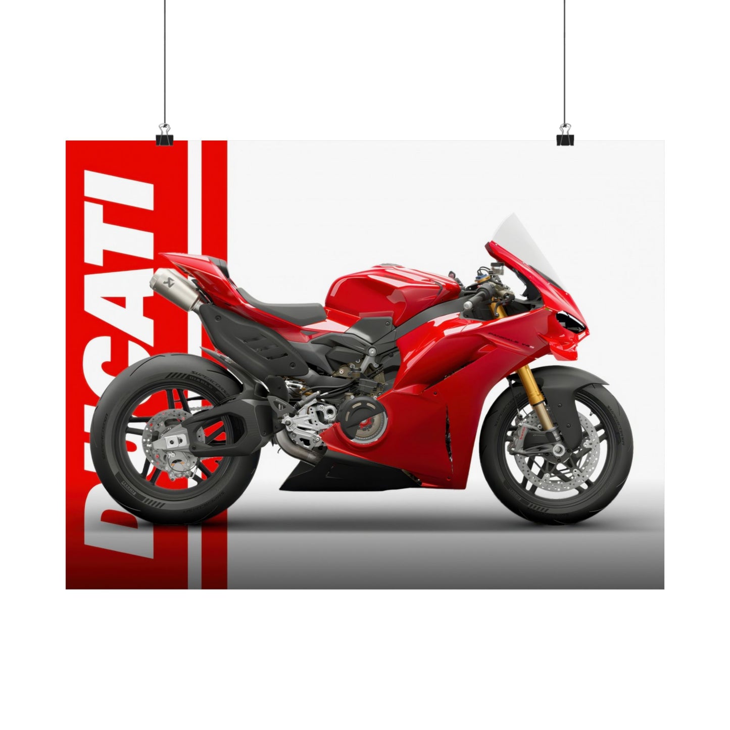 Ducati Panigale V4 R Horizontal Poster