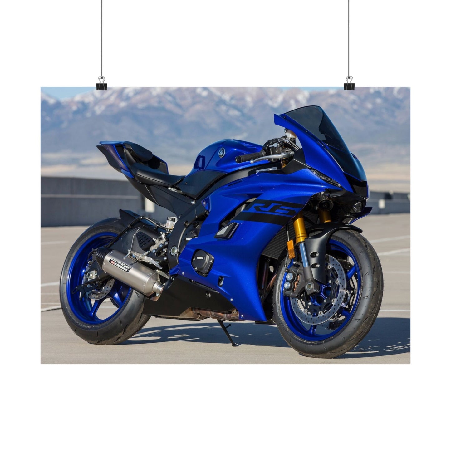 Yamaha R6 Horizontal Poster