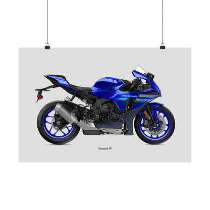 Yamaha R1 Horizontal Poster