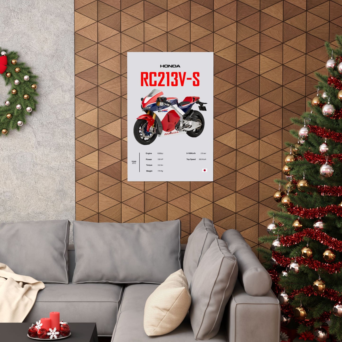 Honda RC213V-S Vertical Poster