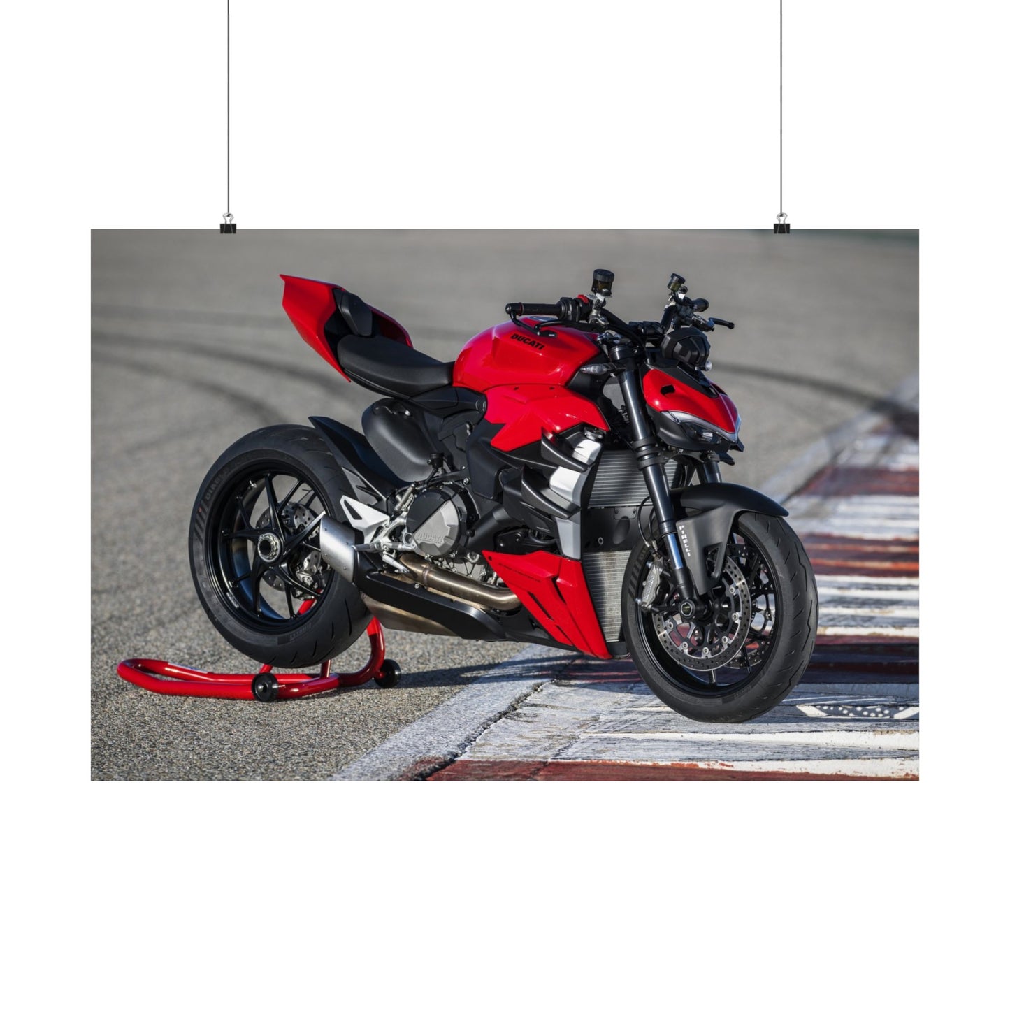 Ducati StreetFighter V2 Horizontal Poster