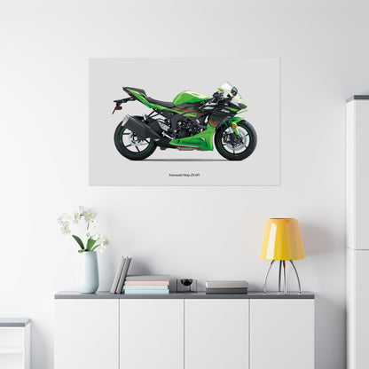 Kawasaki Ninja ZX-6R Horizontal Poster