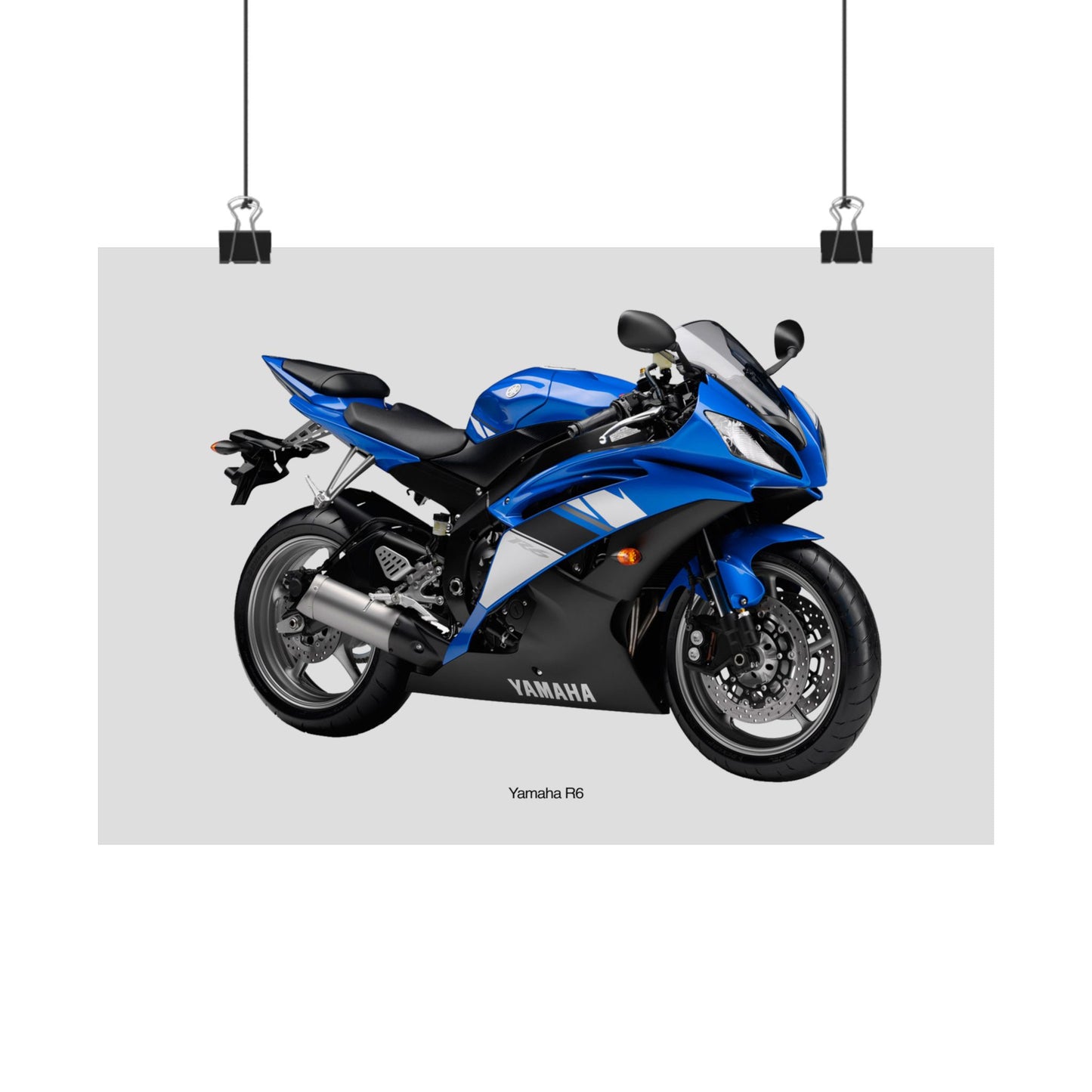 Yamaha R6 Horizontal Poster