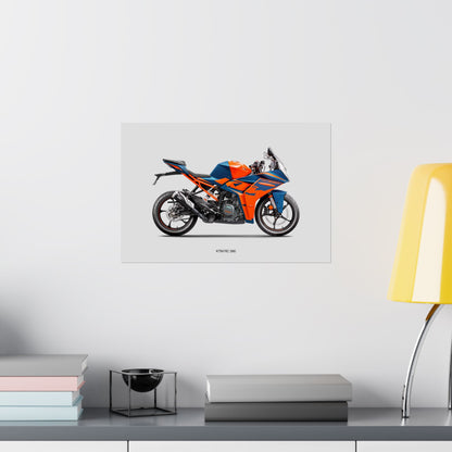 KTM RC 390 Horizontal Poster