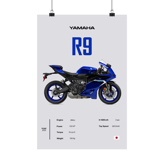 Yamaha R9 Vertical Poster