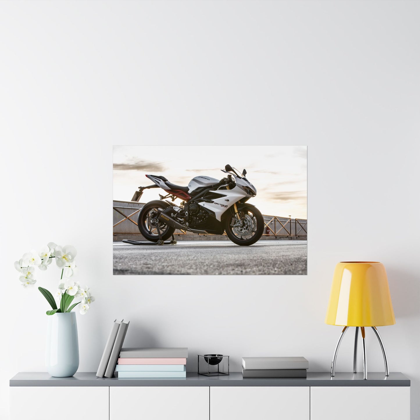 Triumph Daytona 675 R Horizontal Poster