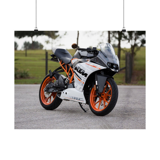 KTM RC 390 Horizontal Poster