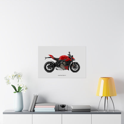 Ducati StreetFighter V4 Horizontal Poster