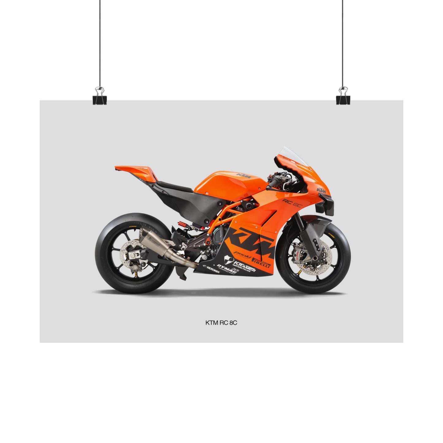 KTM RC 8C Horizontal Poster