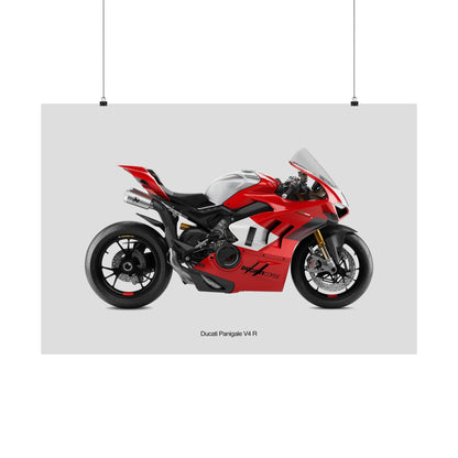 Ducati Panigale V4 R Horizontal Poster