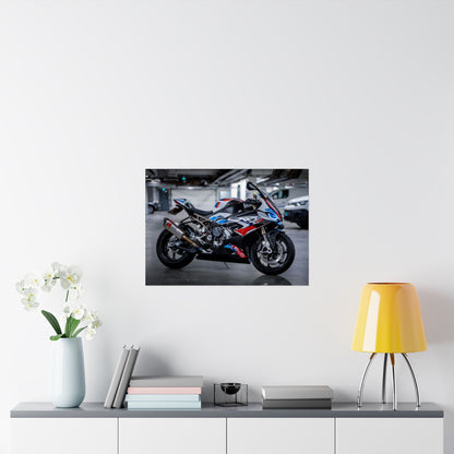 BMW S1000RR Horizontal Poster