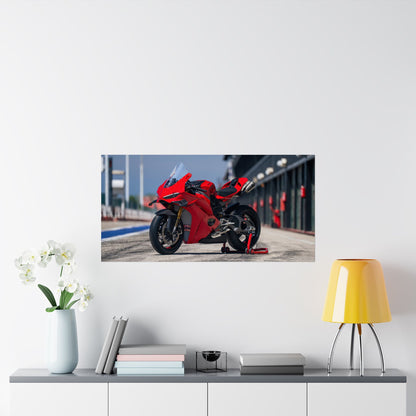 Ducati Panigale V4 R Horizontal Poster