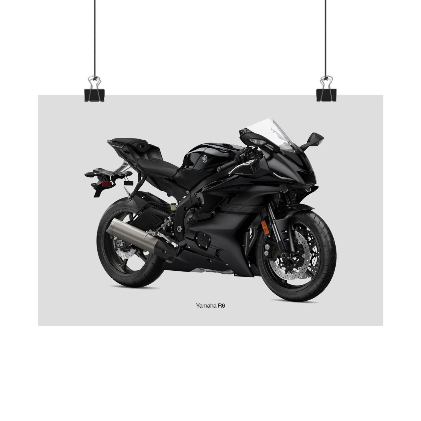 Yamaha R6 Horizontal Poster